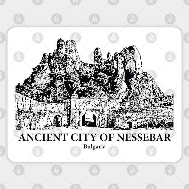 Ancient City of Nessebar - Bulgaria Sticker by Lakeric